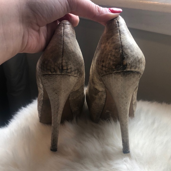 ❗️GET ‘EM OUT MA CLOSET!❗️Vince Camuto Snakeskin - Picture 4 of 6